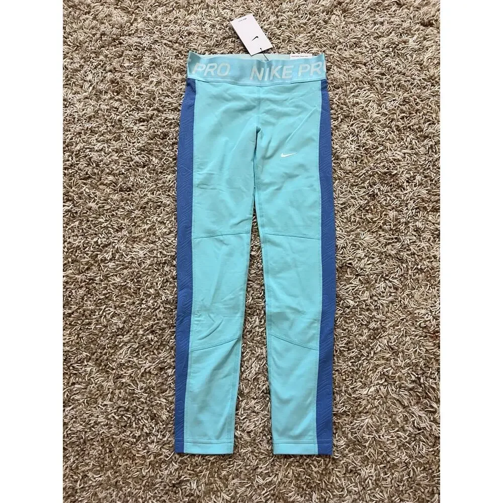NWT❤️Nike Pro Warm Dri-FIT Big Kids Leggings szM